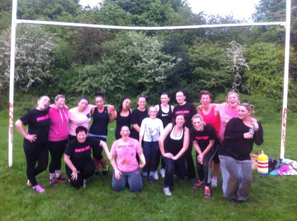 TEAMBOOTCAMP's tweet image. It was wet &amp;amp; muddy but the girls still done it well done ladies.