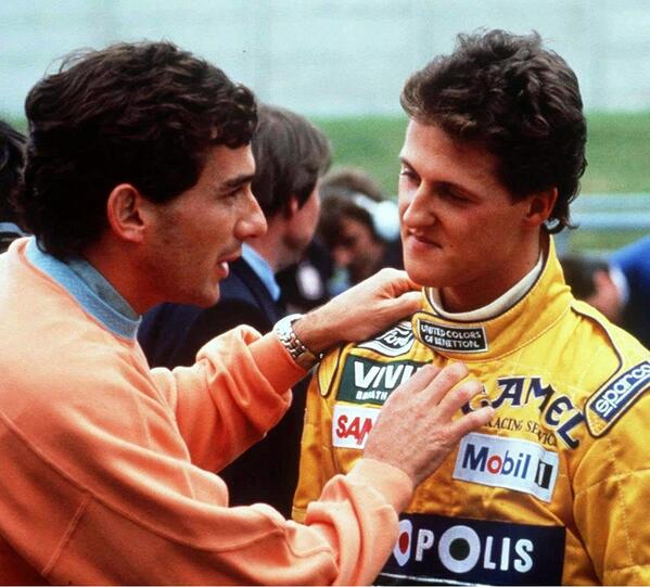 neilpennock's tweet photo. #RememberSenna #KeepFightingMichael #F1 http://t.co/GQgvEejdhz