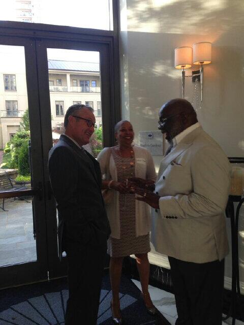 CaseyCagle's tweet photo. With @bishopjakes tonight and what a great speech. Can't wait to read his new book #Instinct . CC http://t.co/1lyFhX2hLE