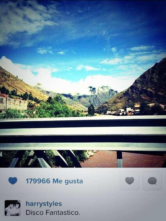 HolaSonrei's tweet image. #HarryIsPeruvian @Harry_Styles  estas en chile y publicas fotos de Perú... eres tan tu... :§