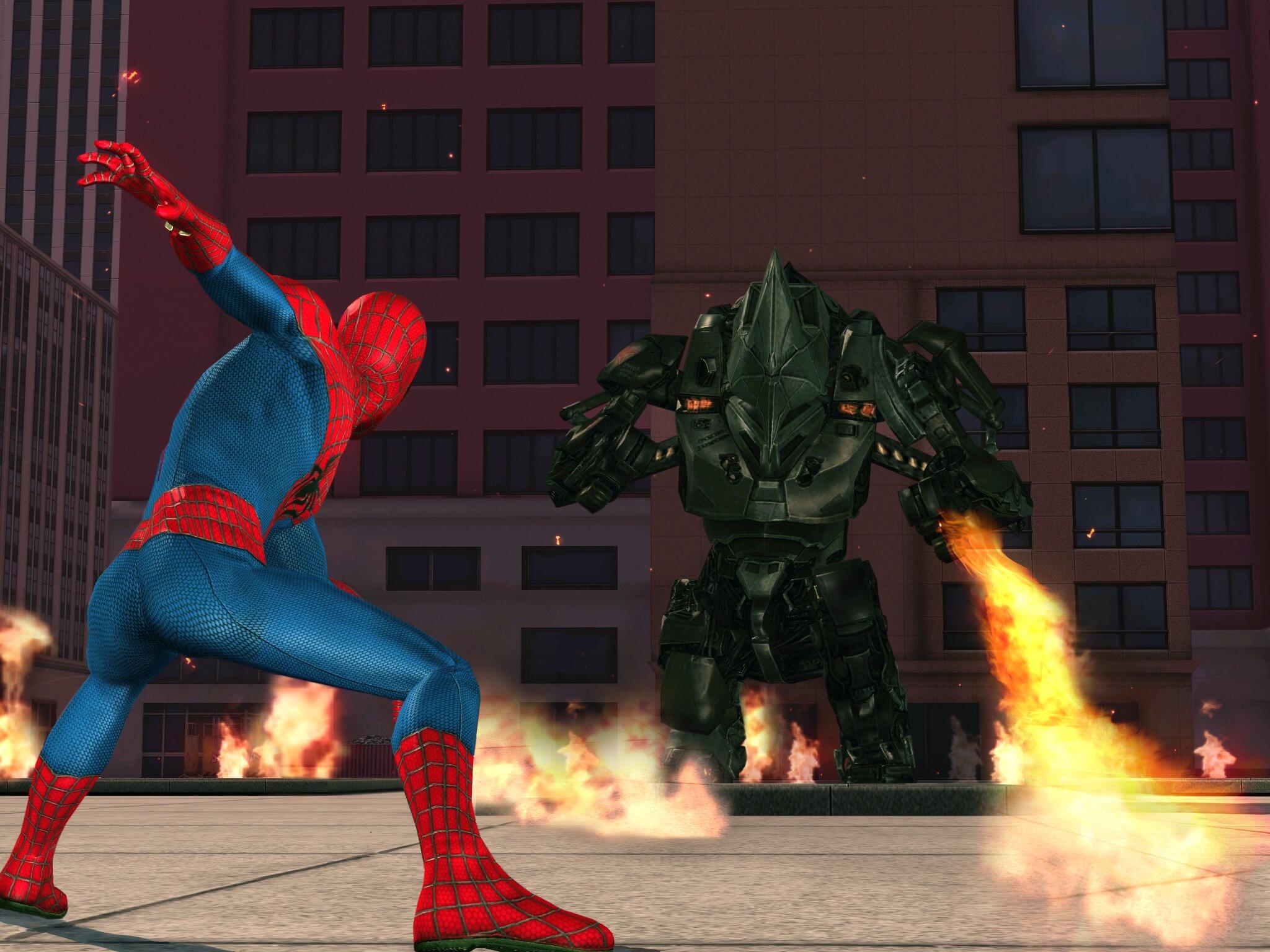 Включи игры spider man. Ultimate Spider-man (игра). Spider-man 2 (игра). Новый человек паук 2 игра. Новый человек паук 2 носорог.