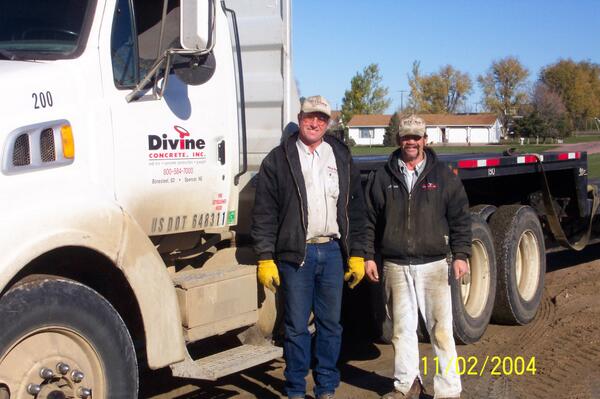 Quite the pair! Terry &amp; Alvin, our Truck Driving Duo in 2004. #tbt