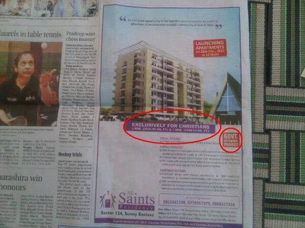 Khandelw13Sagar's tweet photo. Secular flats available in Maharashtra-- Any one interested to buy for your fellow X'tian friends???? #FIROnEC . http://t.co/8VnF5nUnZv