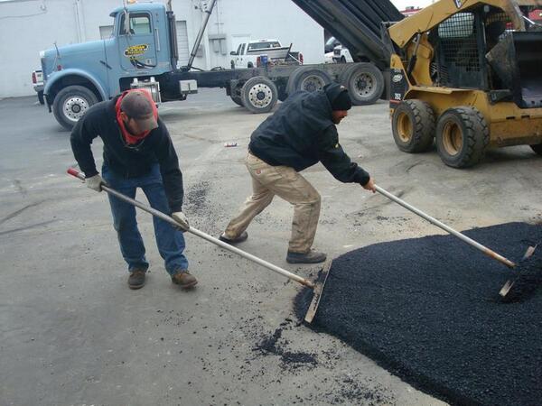 MiniPaver's tweet photo. Still doing asphalt patching, trench &amp; shoulder work by hand? Why, when you can use a Pavijet Minipaver? #tbt http://t.co/2nJhe5BBFf
