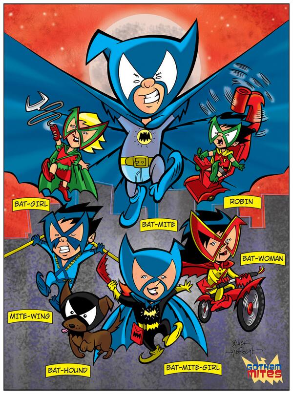 G. Allen Black on Twitter: "#throwbackthursday all-ages @DCComics pitch I did in 2008 called #GothamMites #Batman #GothamCity #BatMite http://t.co/q4Alceft6g" / Twitter