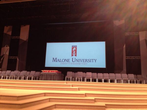 MaloneAlumni's tweet photo. At graduation rehearsal with Class of 2014! #MaloneGrad #WeArePioneers http://t.co/61X4nGOhHZ