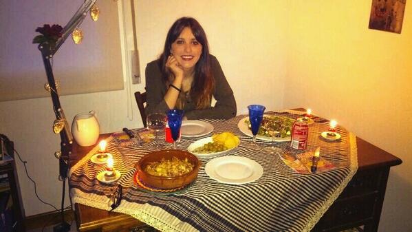 ignaciocacela's tweet photo. Vaya cena rica rica me ha hecho la gorda de @Gollumelblanco y en un restaurante muy chulo!!!te quieroooo!! http://t.co/fN6Hf7YXv1