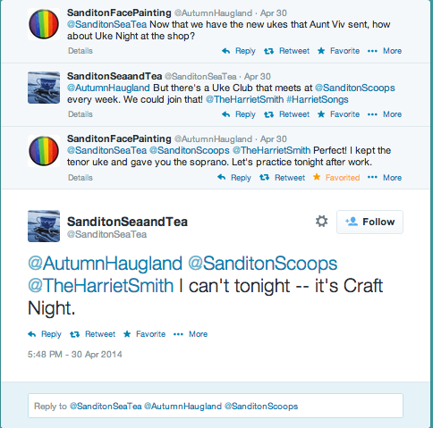 Harriet's Music Club can't compete with Craft Night in Sanditon.