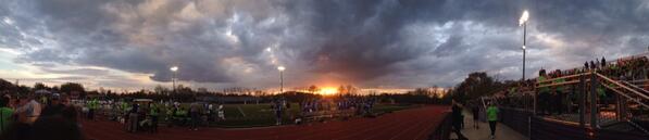 Perfect night to laCROSSeoutcancer 😊💚💜