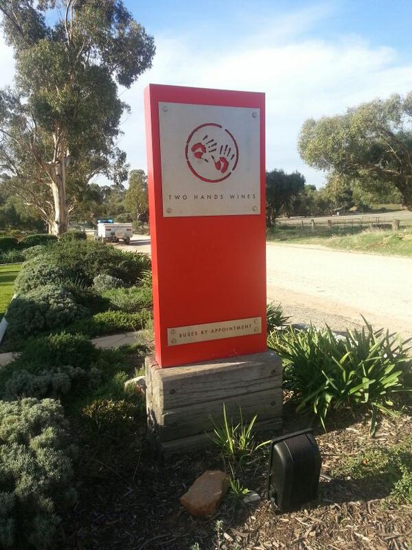 Correct! Yes it was a beautiful day <a href="/twohandswine/">Two Hands Wines</a>