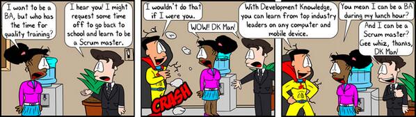 DevelopmentKnow's tweet image. The DK Advantage, Comic 2