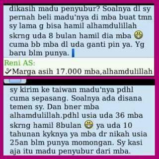 izkaMBA's tweet photo. Yg mau program hamil?Madu penyubur solusi tepat!#caracepathamil @cari_reseller @Iklan24Jam sms081939700160pin24BE9581 http://t.co/wf9KbzgINQ