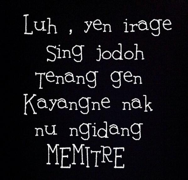 dadongBLELENG's tweet photo. Trus mare kayangene kurnan caine mitraine jak pisage nyiahaha “@asliBuleleng: Inget ne luhh http://t.co/Eck1GdI9lv”