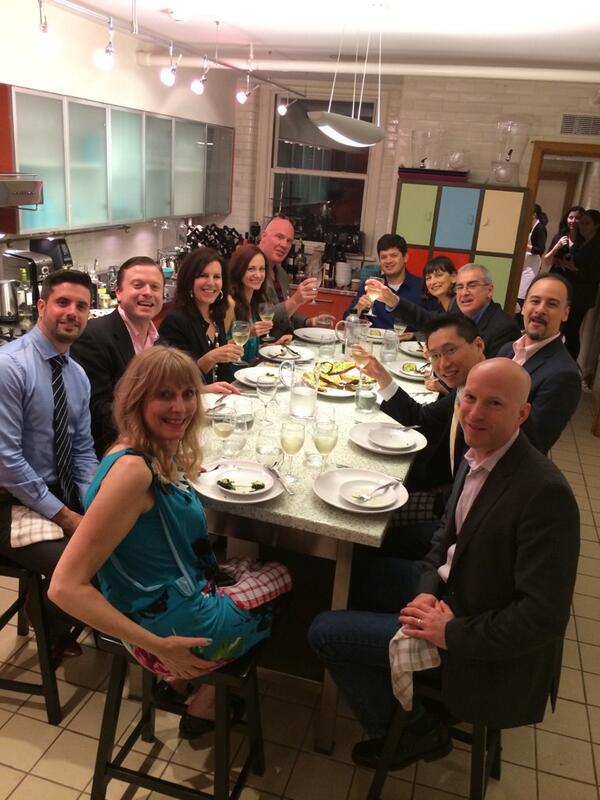 feastinnovation's tweet photo. And the dinner table is full... #feastinnovation  signing off to chow down! http://t.co/ZFEOeueItW