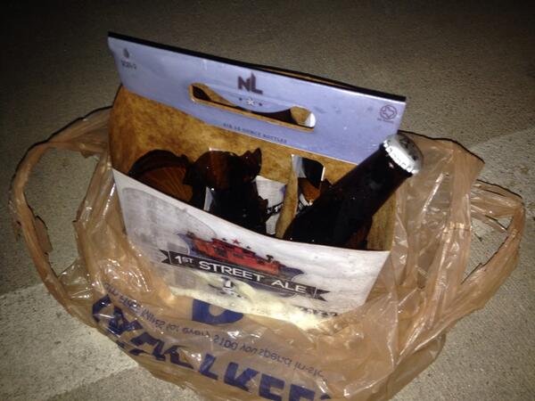 rakimber's tweet image. @NoLabelBrewCo The tragic result of trying to carry too many groceries at once :( #RIP1stStreet #Backtothestore