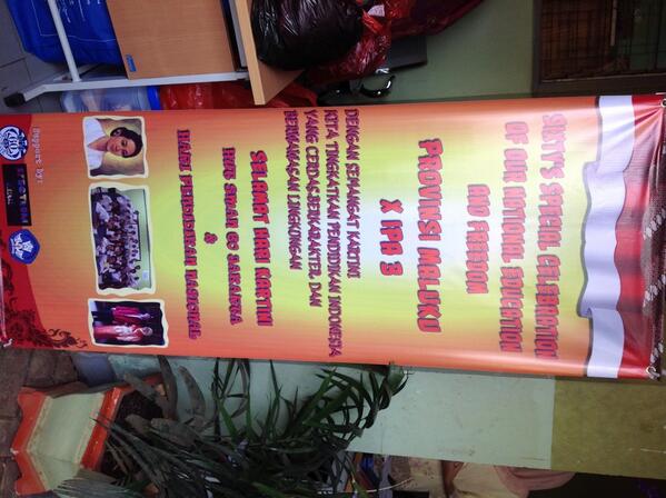 XA3_60's tweet photo. Banner x ipa 3 @OSIS60JKT #Spectrum2014 http://t.co/gq1UNHGs5O