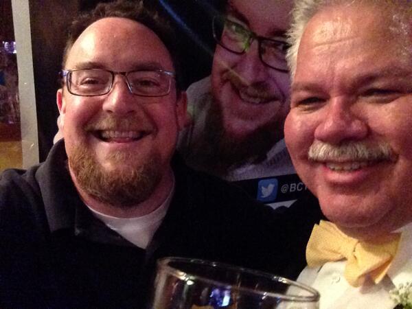 MikePoundPGH's tweet photo. The #beerguyselfie I’ve waited for all week. #pcbw2014 http://t.co/oeEevgDqeP