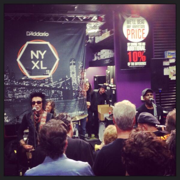 Mike of D'Addario (@mikeofdaddario) on Twitter photo <a href="/RealEarlSlick/">Earl Slick</a> &@vurnt22 rockin out while <a href="/AlexSkolnick/">Alex Skolnick</a> & <a href="/GuthrieTrapp/">Guthrie Trapp</a> sneak a peak. #NYXL #daddario #GuitarCenter <a href="/RealEarlSlick/">Earl Slick</a> &@vurnt22 rockin out while <a href="/AlexSkolnick/">Alex Skolnick</a> & <a href="/GuthrieTrapp/">Guthrie Trapp</a> sneak a peak. #NYXL #daddario #GuitarCenter