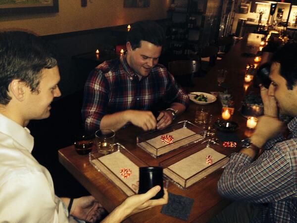 AltaCAsf's tweet image. Seven 6&apos;s just called at liars dice...BS! Ha... These guys aren&apos;t messing around!