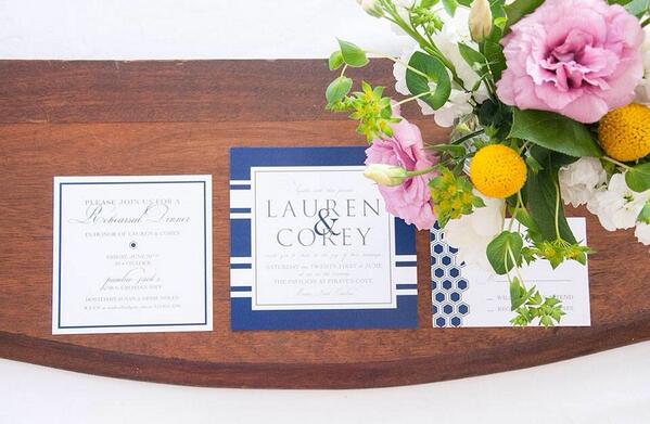 DearJuneDesigns's tweet image. Love how these invites turned out for Lauren and Corey! Happy Spring! #weddingstationery #coastal #wedding