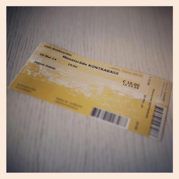 Biļetes uz Kontrabasu Biļešu Paradīzes kasēs!