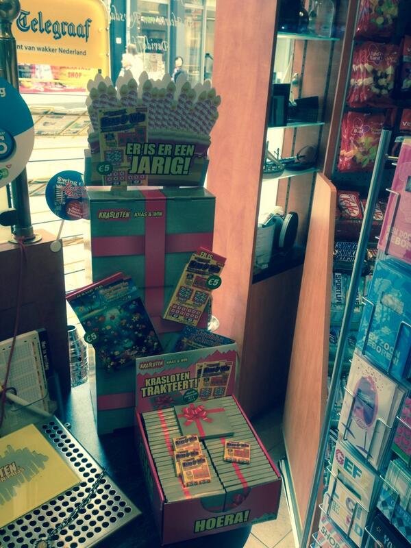 Ook bij wilke tabak wordt 20jaar krasloten gevierd dank u #lotto voor deze bijdrage