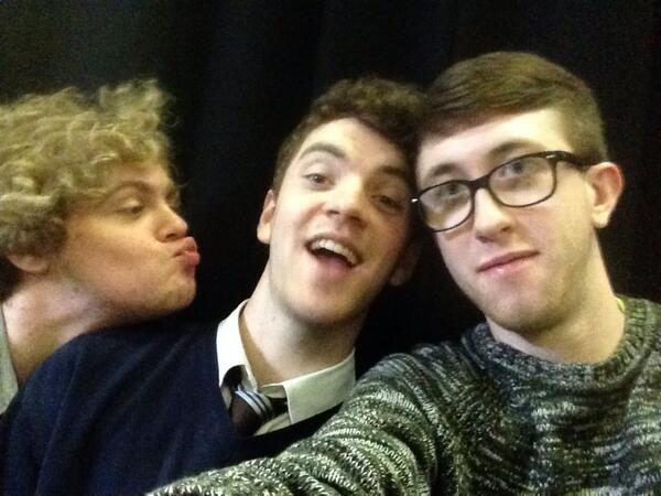 matchstickmband's tweet photo. Dunno what's going on with @Noah_Goodliffe and @Ieuan_Cox #secretlovers http://t.co/i6xF8nEg8r