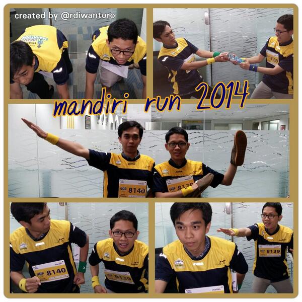 Rdiwantoro's tweet photo. Patriot Tangguh BB2 Group siap mengalahkan kompetitor !!! #fotopersiapan #mandirirun  #mandirikarnaval @bankmandiri http://t.co/lcAGX9uzgW