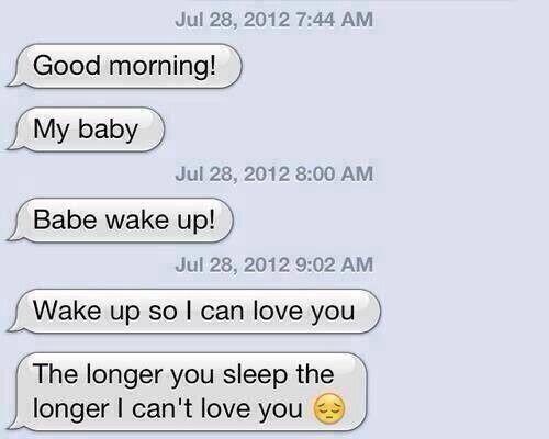 imagining5SOS1D's tweet photo. #imagine getting this text from your boyfriend Niall every morning http://t.co/g3A1CIrOpb