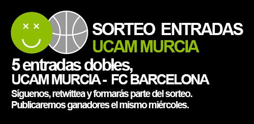 COCOftalmologia's tweet photo. #Sorteo 5 entradas dobles @UCAMMurcia - FC Barcelona, síguenos y retwittea #VamosUcam #Murcia Suerte!!! http://t.co/ySI3uX1zVM