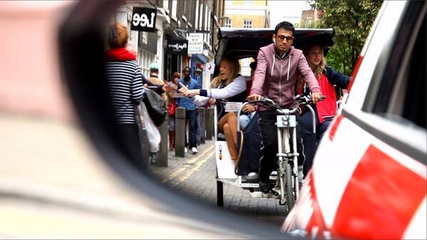 A still from the Franklin and Marshall promo filming we did recently for PAVE London.