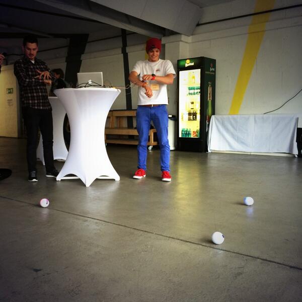 aallan's tweet image. Playing with #sphero in the #openrobotics workshop at #thingscon.