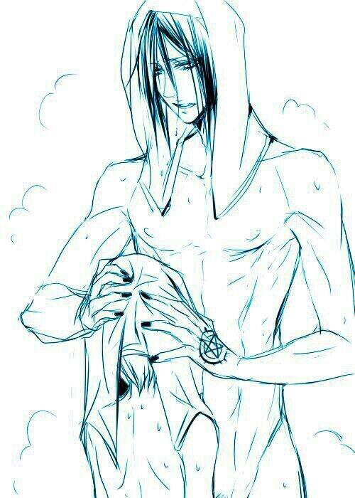 I love taking showers with Sebastian... 