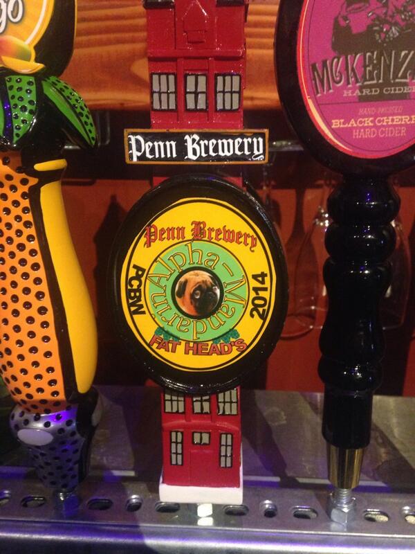 TwistedJimmy's tweet photo. Just tapped the @FatHeadsPGH and @PennBrewery Alpha-Mandarin Collaboration. #PCBW2014 @IndiPaAlesmiths @AsSeenAtIUP http://t.co/chzvEBupz1