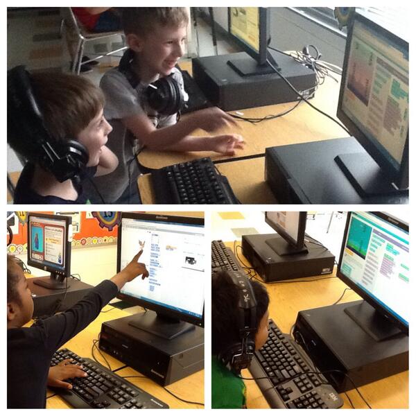 Our K-1 students comfortable with code. #tubulartechlab #wonderwake <a href="/WCPSS/">Wake County Public School System</a> @STEM_WCPSS