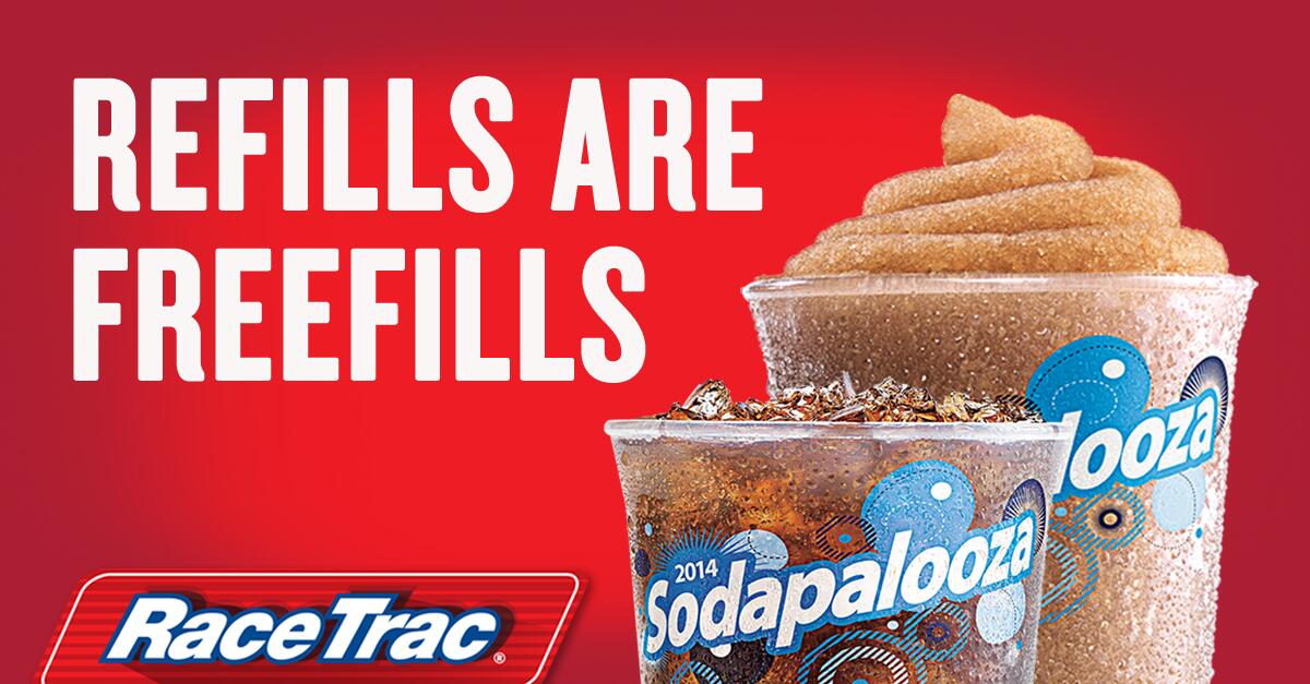 RaceTrac on Twitter "Stop by any RaceTrac with your refillable cup and