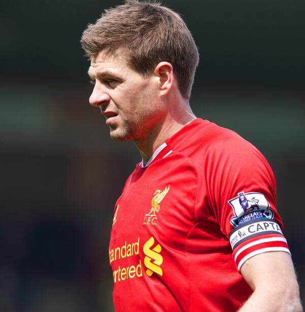 LFC's tweet photo. BR: "Steven has picked himself up over many years after disappointments. He will do it again." http://t.co/oL5R1VCmvq http://t.co/cXcUUDAIno