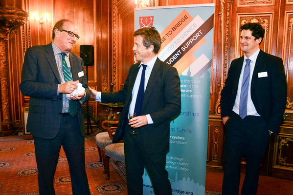 GPNeale's tweet photo. @williamnhutton #HughGrant @GrahamNealeKAM raising funds last night for student bursaries at @HertfordCollege http://t.co/qxSSYRgbKU