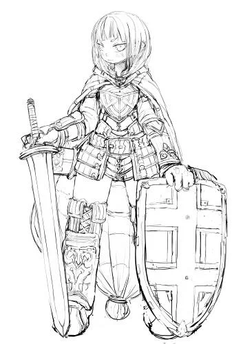 またファンタジー系ガールちゃん。今回はホビット騎士!他の子と比べるとたぶん肩より小さいくらいかも(*'∀`*)カモー 