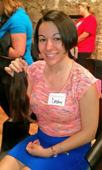 PrestonSteve933's tweet photo. Thanks to @Gravity_Hair @salonfiber and David Anthony salons for giving Destiny her cute new bob. #KathysCuts http://t.co/bQU2DlT4BT