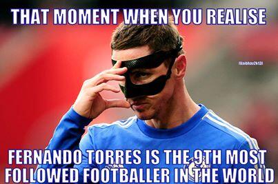 There are a LOT of Torres fans out there.This following data is according to jersey sales.