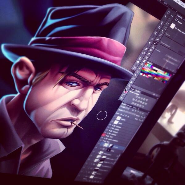 DuneDzn's tweet photo. WiP. 
"Elle est bonne ta pasta, Gino !" 
#ParrainDeLaVille #mafia
http://t.co/U82q1G2ImU
cc @Parrain2LaVille http://t.co/RnJVmCBNJf