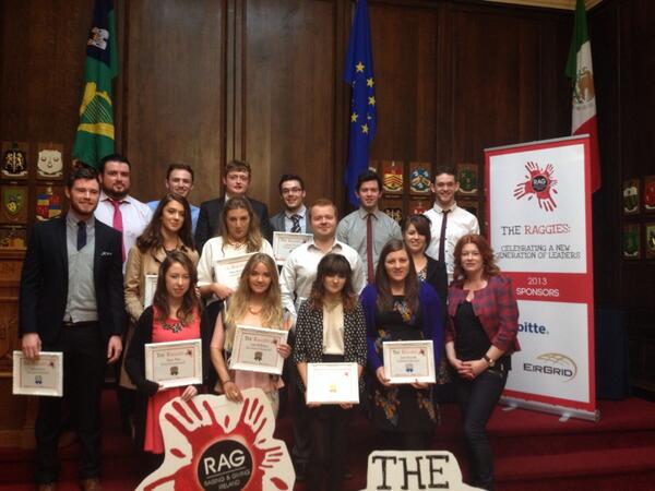 RAGIreland's tweet photo. All the awardees together!#raggies2014 http://t.co/Xo1hW67JpA