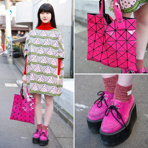 Tokyo Fashion on X: I Am I watermelon print dress with Nadia