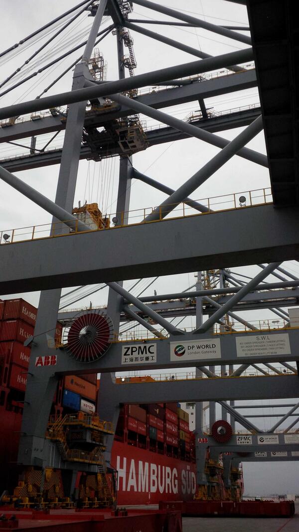 DPWorldUK's tweet image. Hamburg Sud at London Gateway