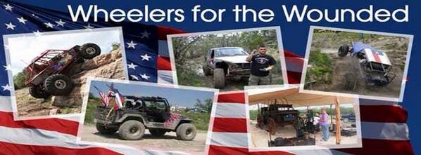 TX4WD's tweet photo. Wheelers for the Wounded bound....be safe and have a gear time! http://t.co/WxRmVFRDMG