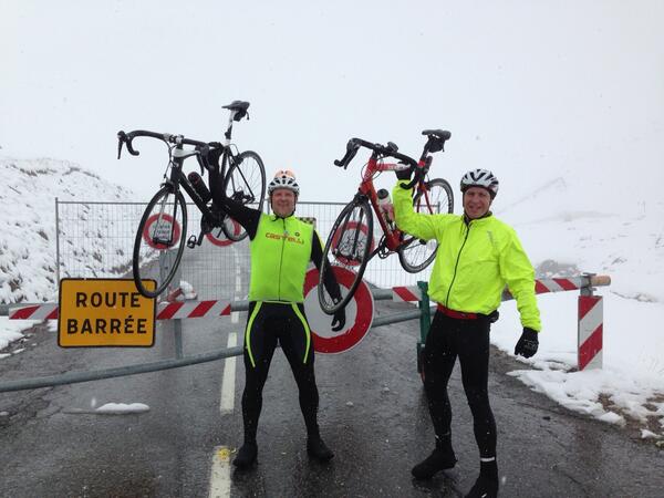 Steve and I on the diabetes challenge on the col du Galibier. <a href="/TonyD_1/">Tony Davies</a> <a href="/JaneWilson73/">Jane Wilson</a>