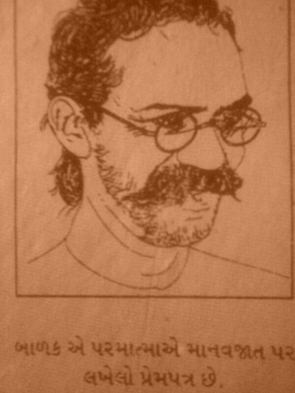 The child is love-letter written by GOD on human kind.. GIJUBHAI BAGHEKA - an educationist of Gujarat.