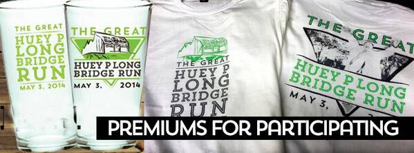 HueyPBridgeRun's tweet photo. 1 More day until we #GeauxOverIt!
We've got great premiums for our participants. http://t.co/uy8k8RILno