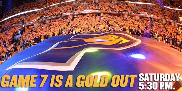 Game 7 is a #GoldOut tomorrow night at @TheFieldhouse at 5:30pm ET.  Find seats: bit.ly/1o6KZHy